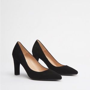 LK Bennett Black Tess Heel Pump Size 40